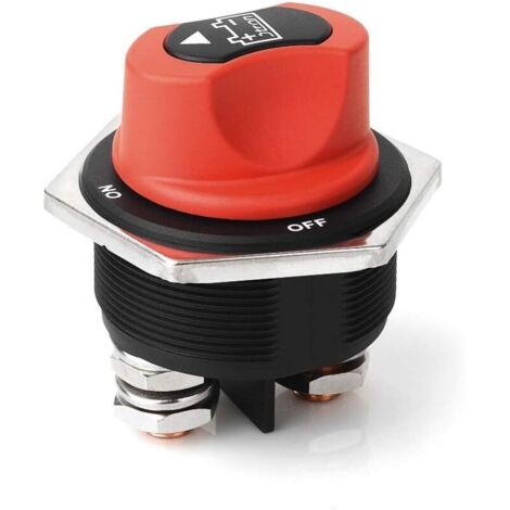 SABIR coupe batterie 12v 300A moto Isolation de la batterie 32VDC max On-off 2P SPST Mini commutateur coupe batterie voiture (1/5)