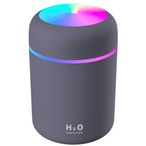 SABIR Mini humidificateur portable pour voiture alimenté par USB avec veilleuse colorée pour voiture, chambre à coucher, voyage, bureau (1/5)