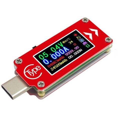 SABIR Testeur USB Chargeur Testeur TC64 Affichage Numérique couleur PD Chargeur Type-C USB Power Meter Testeur de Tension Voltmètre (1/5)