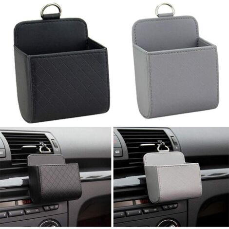 SABIR Universelle Rangement PU Voiture, Voiture Cuir Boîte Rangement, Boîte PU Rangement Voiture, Voitur Cuir Organisateur Boîte, , 2pcs (1/5)