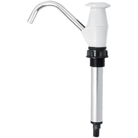 SABIR (Blanc) Pompe à eau Potable, Pompe à eau Manuelle, Eau de Presse Manuelle, Eau de Lavabo de Caravane Eau Pompe à main Remorque de Camping Double Action, Outil de Pompage de Rechange pour Camping (1/5)