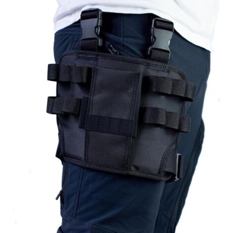SABIR Sac à outils avec clip de ceinture, sac à outils pour jambes, sac à outils portable pour électricien, plusieurs sacs à outils à main, plusieurs sacs à outils à main 27202CM (1/4)