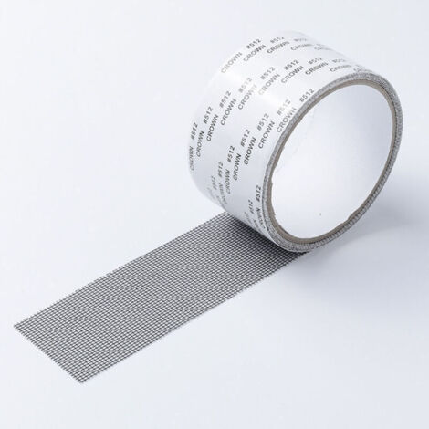 SABIR 5cm x 200cm Réparation de fenêtres et moustiquaires, Ruban adhésif moustiquaire pour fenêtres, Ruban à mailles en tissu de fibre de verre avec joint adhésif résistant à l'eau (1/5)