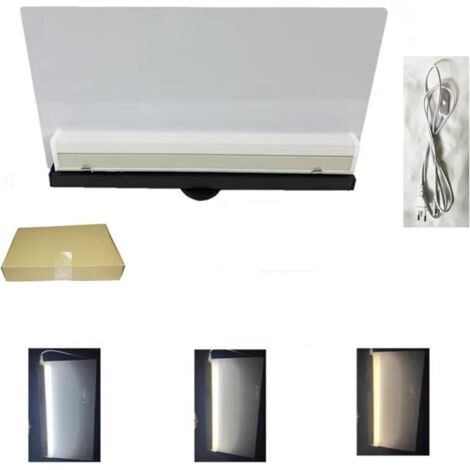 SABIR 3 la Lampe de contrôle des Bosses LED décolorée n'est Pas Peinte Réparation de Bosses de Voiture avec câble de Prise UE de 1,8m