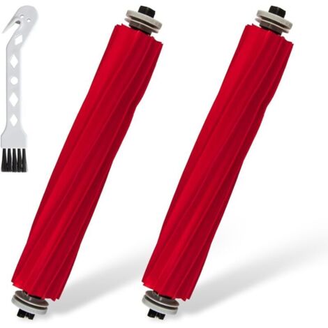 SABIR Lot de 3 Accessoires pour d'origine, Brosse Principale Séparable en Caoutchouc, Pièces de Rechange Brosses Compatible avec Roborock S7/S7 MaxV/S7 Maxv Ultra/S7 Max/S7 Pro Ultra/QV 35A/Q Revo/P10 (1/5)