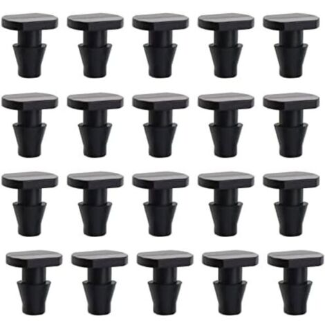 SABIR prise 4/7 100pcs Bouchon de Tuyau d'irrigation Remplacement Tuyau Goutte à Goutte Embouts Irrigation Capillaire Petit Bouchon Accessoires pour Machine à Laver Jardin Arrosage Irrigation (1/5)