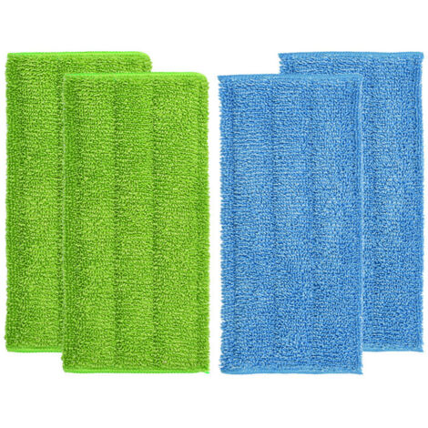 SABIR 4 Pièces Lingette pour Swiffer Wetjet, 30 X 15 CM pour Swiffer Wetjet Microfibre Lavable, Reutilisable pour Swiffer Wetjet Recharge (1/5)