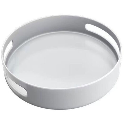 SABIR 1 Étagère à épices Plateau Tournant en Plastique Blanc Accessoire de rangement pour (1/5)