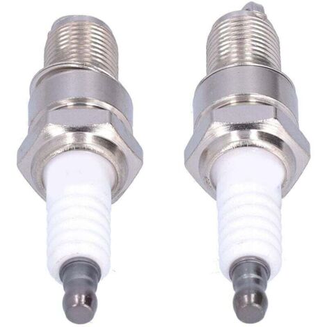 SABIR Lot de 2 bougies d'allumage F6RTC pour MTD 95110292 75110292 Torch Engine 131039 Tondeuse à gazon.. (1/4)