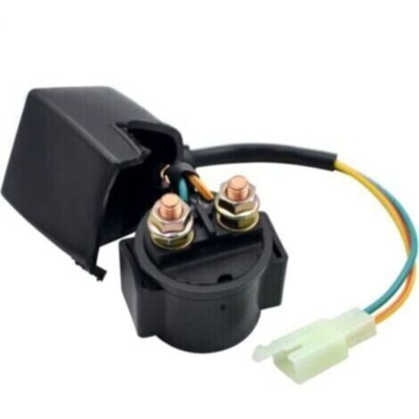 SABIR Relais 12 V Relais de démarrage de moto Quad pour GY6 50 cc 70 cc 90 cc 110 cc 125 cc 150 cc 200 cc 250 cc ATV Dirt Bike Scooter Go Kart 4 temps quatre temps (1/4)