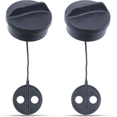 SABIR Bouchon de réservoir de carburant pour tondeuse à gazon STIHL FS38, FS45, FS55, FS56, FS80, FS81, FS85, FS88, FS120, 2 pièces, AUMEL (1/4)
