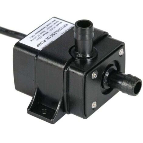 SABIR Anself Mini pompe à eau et huile sans balais DC12V ultra silencieuse et étanche pour fontaine et aquarium 240 L/H 5 W Hauteur de levage 3 m 0 100 ℃,de