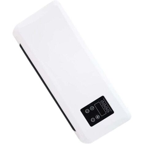 SABIR radiateur électrique,Chauffage Mural Électrique pour Salle de Bain Ventilateur et Chauffage Rapide Protection Surchauffe Design Compact Climatisation sans Conduit pour Grosse Pièce et Camping-Ca (1/4)