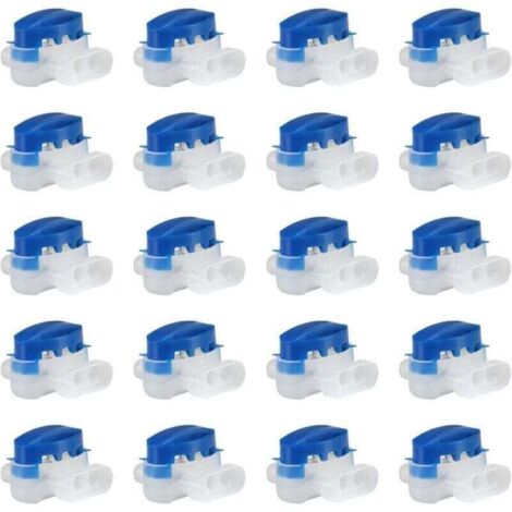 SABIR Lot de 20 Connecteurs de Cable Remplis des Résines pour Robot Tondeuse Automower (1/4)