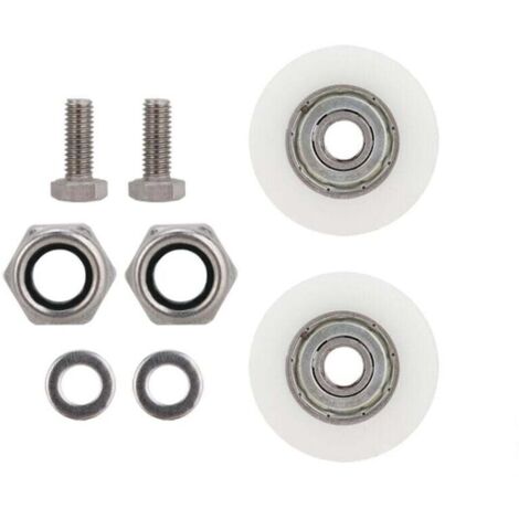 SABIR Kit De Remplacement De Roues De Porte Coulissante De Serre De 30 Mm De Diamètre pour Serre, Accessoire pour serre (1/5)