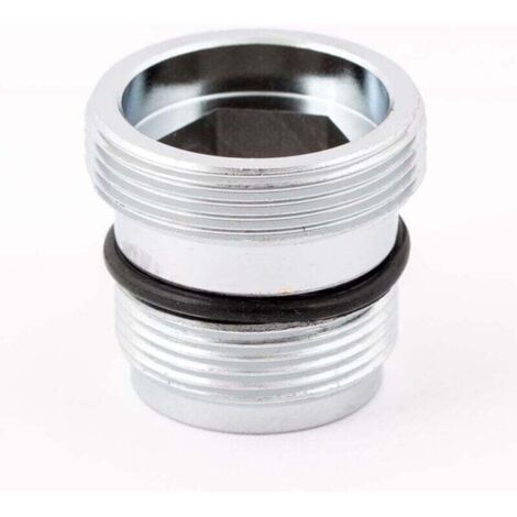 SABIR Adaptateur robinet mitigeur M18.5 - M22 pour IKEA, GROHE, Neoperl TJ, filtre BRITA (1/4)