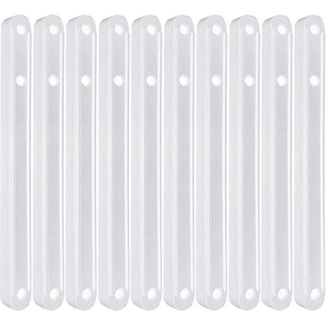 SABIR Lot de 5 paires de rails de tiroir en plastique pour tiroirs - Organiseur extensible - Outils de rangement pour tiroir de meubles (180 mm) (1/4)