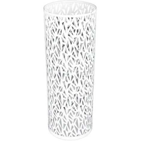 SABIR Porte-parapluie rond métal blanc 23x15 cm ajouré résistant rustique bureau entrée maison – ComfortXL (1/4)