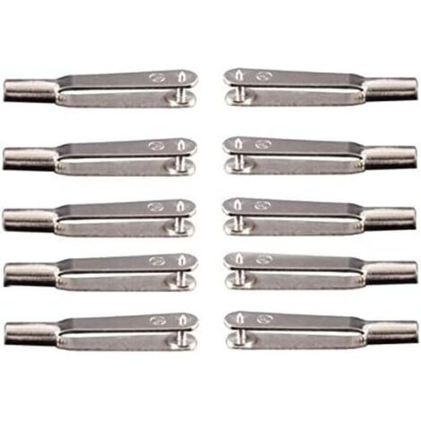 SABIR 10Pcs M2 Chape Fil Chariot Fer Chuck Metal Rod Clamp pour Rc Avion (1/3)