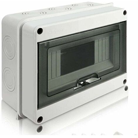 SABIR Coffret Electrique Etanche Exterieur, Etanche Electrique Exterieur, Armoire de Contrôle, Boitier de Jonction pour Utilisation à l'extérieur, (1/4)