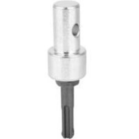 SABIR SHINING HOUSEAdaptateur de perceuse électrique pour tarière de jardin, connecteur de tarière à 2 puits pour perceuse sans fil SDS Plus, perceuse à tige(10519,6 mm) (1/4)