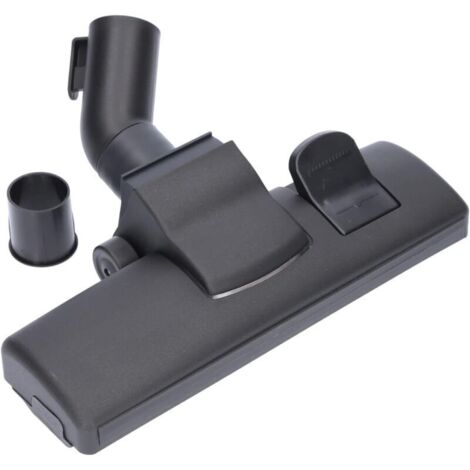 SABIR 1 PCS Brosse à aspirateur, universelle, 35/32 mm, en plastique, avec 2 roulettes, prise de fil pour tapis et adaptateur, convient aux aspirateurs AEG, Siemens, Miele, Bosch etc. (1/4)