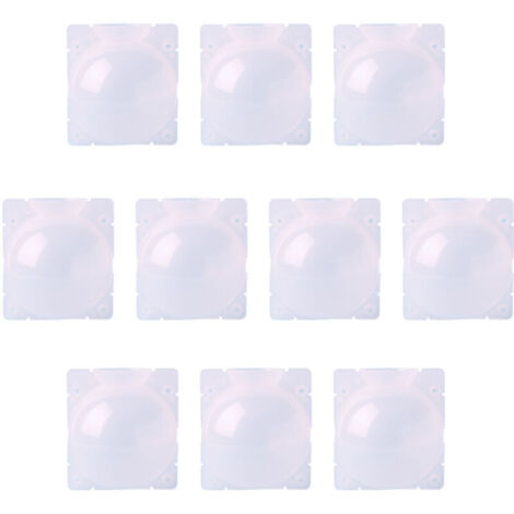 SABIR Lot de 10 boules de propagation de racines de plantes en plastique transparent réutilisables à haute pression pour plantes d'intérieur et d'extérieur,L (1/4)