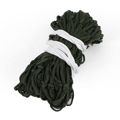 SABIR Hamac d'extérieur Capacité de charge de 250 lb Chaise pivotante suspendue légère et portable avec corde en nylon pour les voyages de camping dans l'arrière-cour Vert armée,DUBUNS (1/4)
