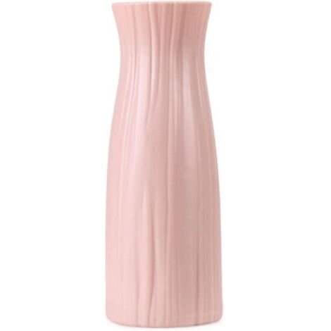 SABIR Rose Vases À Fleurs, Vase Soliflore Géométrique en Plastique pour Centres De Table, en Vrac, Pichet À Fleurs Léger, Vase De Table Vintage pour Décoration De Mariage, Fête, Salon, Chambre