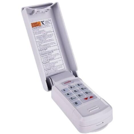 SABIR Télécommande sans fil pour clavier de porte de garage compatible avec Intellicode GK-R, distance de transmission de 100 m, clavier lumineux pour usage domestique (1/4)