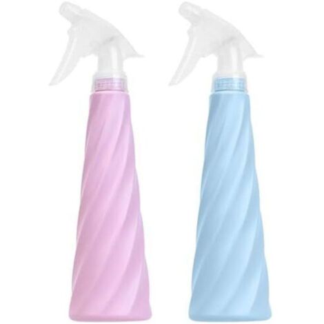 SABIR 25.5x6cm 2 Pcs 350ml Flacons Pulvérisateur Vide, Bouteille Vaporisateur d'Eau, Flacons Pulvérisation en Plastique Réutilisable, Bouteille Spray Vide pour Nettoyage, Plantes, Jardinage, Coiffeu (1/4)