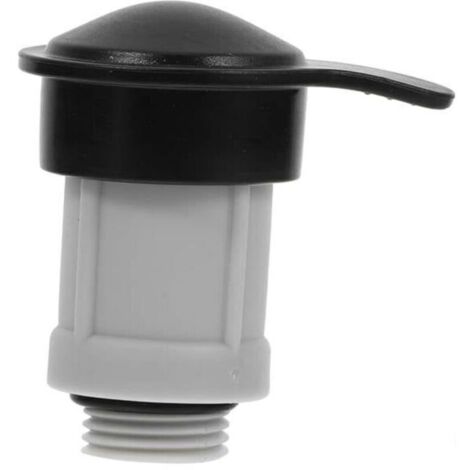SABIR 1pcs Adaptateur de valve petit adapté aux pièces de libération valve de remplissage d'air couvercle de valve d'air valve de remplacement de piscine remplacement plastique (1/4)
