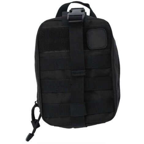 SABIR Sac de premiers secours tactiques d'extérieur Pochette d'urgence pour escalade Noir (1/4)