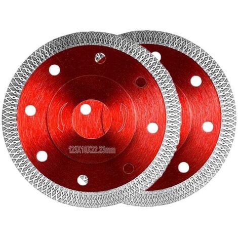 SABIR Disque À Tronçonner Danté Pour Carrelage En Grès Cérame 125 X 22. 23 Mm Pour Carrelage, Granit (Pour Meuleuse D'Angle Ø 125 X 22.23).. (1/4)