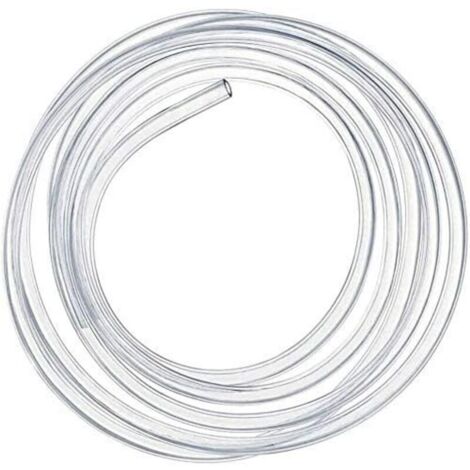 SABIR Tuyau en PVC de 10 mètres de haut, tuyau en silicone souple, tuyau de pression, diamètre intérieur de 4mm x diamètre extérieur de 6mm, tuyau d'air (1/5)