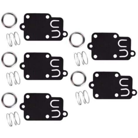 SABIR Kit de joints de membrane de carburateur pour moteurs Briggs & Stratton de 2 CV à 5 CV 2700 26 27 25 38 27 25 38 S 27 26 37 41 57 41 68 50 2 1 50 2 1 K 69 0 7 66 2 2 1 37 7 Capuchon de ressort (1/4)