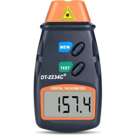 SABIR Tachymètre numérique professionnel, tachymètre photo laser numérique sans contact RPM Tach (1/4)
