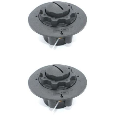 SABIR Tête de coupe-bordures (lot de 2) pour Stihl FSE 60, FSE71, FSE81, FS38, FS40, FS45, FS46, FS50, Viking TE600, TE700, TE1000, AutoCut 5-2 et AutoCut C5-2. Référence : 4006 710 2103 et 4006 710 2 (1/4)