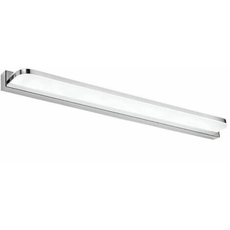 SABIR Applique de salle de bain LED 7W 42cm – Blanc froid 6000K – IP44 étanche 600LM – Acrylique moderne pour miroir et armoire (1/5)