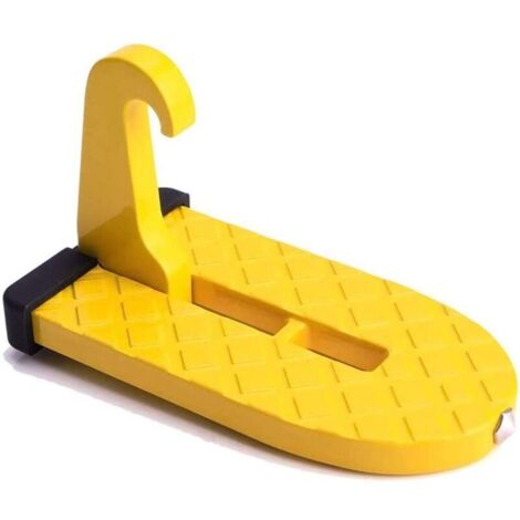 SABIR Marchepied de porte de voiture portable pliable, facile d'accès au toit de voiture, utilisation comme marteau de sécurité (1/5)