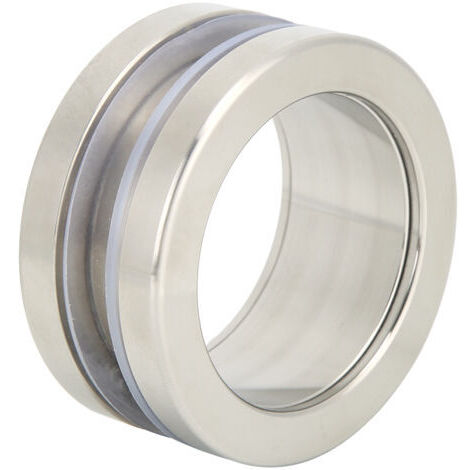 SABIR Poignée ronde en acier inoxydable, verre de bain intégré, bouton de tirage creux, poignée de porte coulissante (1/5)