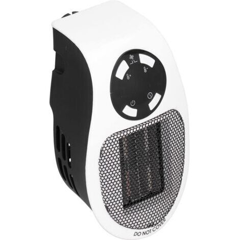 SABIR Mini chauffage noir et blanc 500 W avec protection contre la surchauffe, température constante automatique, pas de consommation d'oxygène, chauffage rapide, pour la maison, etc. (220 V) (1/5)