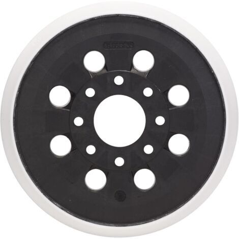 SABIR Plateau de Ponçage compatible Bosch PEX 220 A GEX 125-1 AE PEX 220 AE Disque de Polissage de Ponçage avec Hook et Loop 8 Trous (1/5)