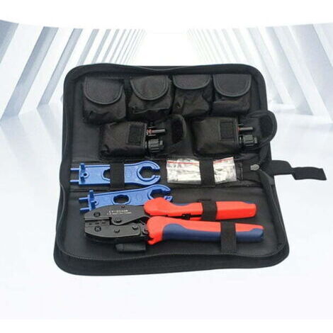 SABIR Connecteur de câble d'outil de sertissage solaire, kit d'outils de sertissage solaire Kit d'outils de sertissage solaire Kit d'outils de sertissage solaire Performance (1/5)