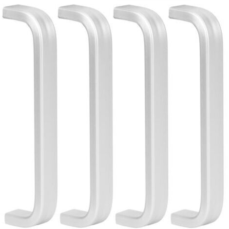 SABIR Poignée de porte en alliage d'aluminium, 4 pièces, quincaillerie de meuble moderne et élégante pour tiroir d'armoire (1/5)