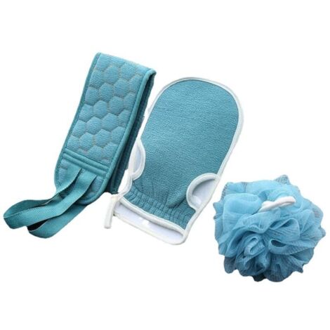 Éponge de bain douche éponges de bain exfoliantes, éponge de douche fl de bain pour hommes et femmes pour exfoliant (1/3)