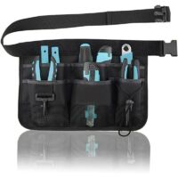 Portable Gardening Tools Belt, Garden Tool Belt, Adjustable Garden Tool Waist Bag(Black)