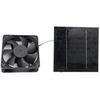SABIR Mini ventilador extractor de aire con extractor de aire solar de 20w alimentado por panel solar