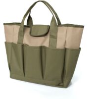 SABIR Sac Fourre-tout de Jardinage Sac de Jardin Compact Sac Fourre-Tout Multifonction Pour Jardinage Et Jardinage avec Poches Sac de Rangement d'Outil de Jardin et Organisateur à la Maison