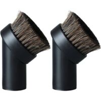 SABIR Rundbürste für Staubsauger, 2 Stück, universeller Ersatz, runder Haar-Staubbürstenkopf, Saugdüse, Staubsauger-Staubreinigungswerkzeug, Teile, 32 mm